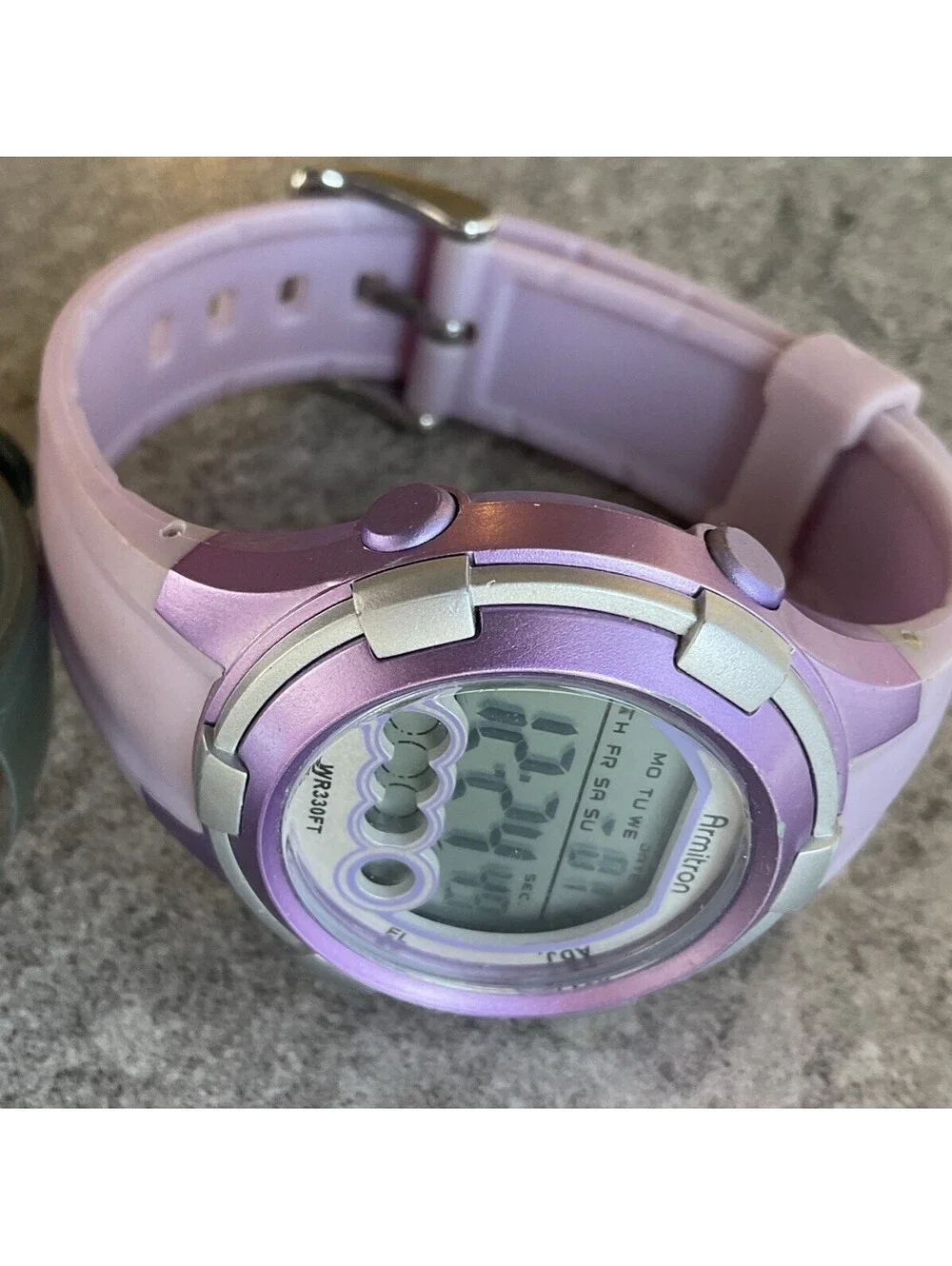 Pair Of Armitron Digital Womens Watches Both Watches Run Great A4